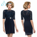 Lace Pleat Crystal Chiffon Mother Of The Bride Dresses Plus Size